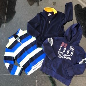 Bundle of boys sweatshirts